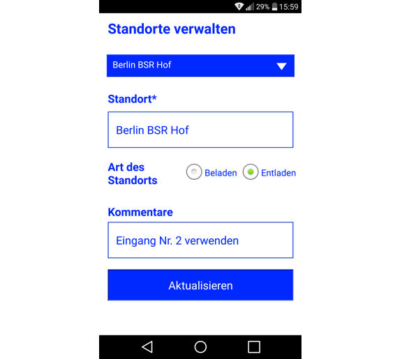Smartphone App für Lieferschein und Lieferbeleg